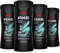 AXE Apollo Shower Gel for Long-Lasting Freshness, Sage & Cedarwood with Odour-Inhibiting Prebiotics, Pack of 4