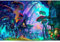Awttmua Puzzle 1000 Stück 3D Puzzle Poster Psychedelic Trippy Bunt Ttrippy Surreal Abstrakt Astral Art Office Home Room Wanddekoration