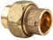 Rotguss-Lötfitting Verschraubung flachdichtend 12 mm - Typ 4330, DVGW
