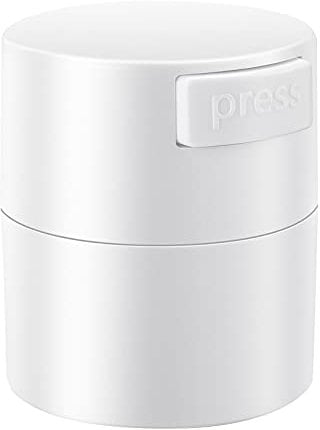 Beaupretty Eyelashes Extension Glue Eyelash Glue Storage Tank, Lash Adhesive Storage Grafting Eyelash Glue Jar Sealed Eyelash Extension Container for Supplies ( White ) Lash Extension Glue