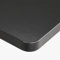 ALLDREI Tischplatte 180 x 80 cm, 2,5 cm Schreibtischplatte stark, Perfekt für höhenverstellbare Schreibtische, Esstisch, Tischplatte aus MDF-Material (Schwarz)