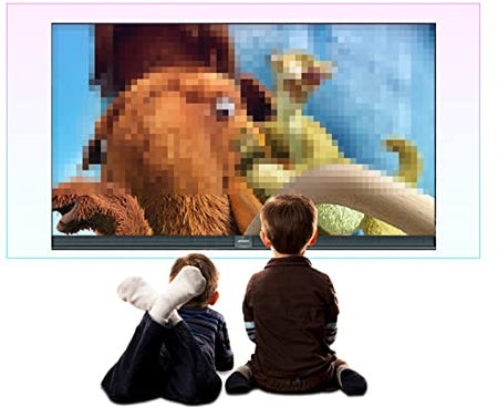 Protector de pantalla de TV Antirreflectante/Antiarañazos/Antirreflectante para monitores de 32-75 pulgadas El filtro de pantalla Bluelight reduce la fatiga ocular, para LCD, LED, 4K OLED y QLED/B