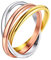Supcare Edelstahlringe für Damen Bunt beweglicher Ring Rolling Fingerring Trinity Ring Dreier Ring Wickelring Promise Bandring 3 in 1 Anxiety Relief Fidget Ewigkeitsring Modeschmuck für Cocktail