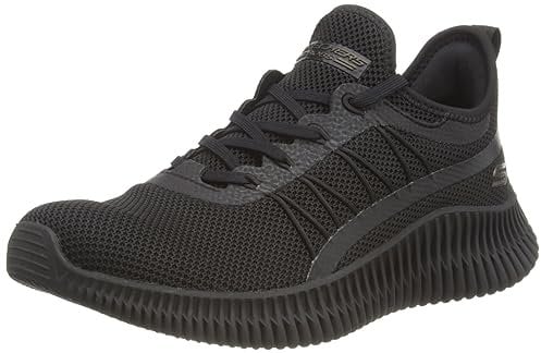 Skechers Damen BOBS GEO New Aesthetics Sneakers,Sports Shoes, Schwarz, 36.5 EU