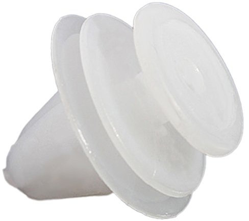 Feriany Lot de 10 clips de fixation pour panneau de portière de voiture Blanc pour 206 207 1007 307