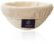 FRIHET Gärkorb zum Brotbacken Brotbackform Gärkorb aus Rattan/Peddigrohr - rund 16cm (0.5kg Brotteig)