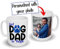Spoilt Rotten Pets Best Dog Dad Personalised Photo Mug - Dad, Father's Day, Daddy Birthday Mug - Custom Printed Father