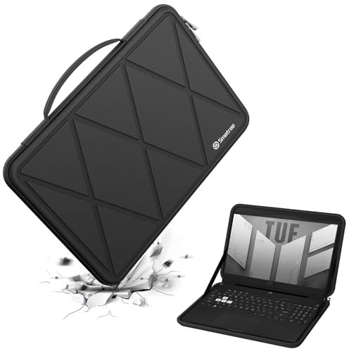 Smatree Hard Eva Schutzhülle Tasche kompatibel für 16 Zoll ASUS TUF Gaming F16 2024; für TUF Gaming A16, Zenbook Pro 16X OLED UX7602, für 15,6 Zoll ASUS TUF Gaming F15/A15 Laptop (X8283)