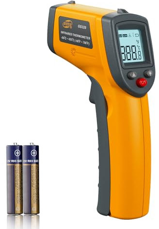BENETECH Infrared Thermometer, Digital Laser Thermometer, Non-Contact Surface Temperature Gun for Measuring Cooking Food Pizza Oven Grill (GS320)