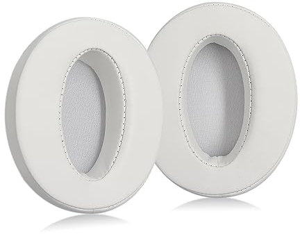 SINOWO Replacement Earpads Cushions Compatible with Sennheiser HD 4 Series Headphones, Protein Leather-White