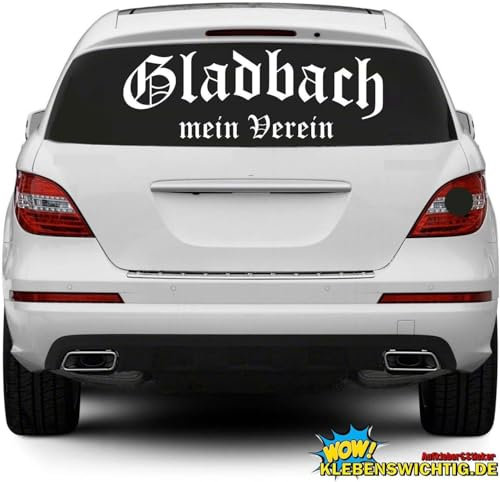 Rakelfix Gladbach Mein Verein 80 cm Aufkleber Fussball Fussbalfan Fan Sticker Autoaufkleber
