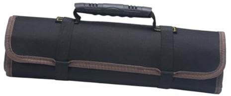 jojofuny Motorcycle Tool Kit Bag Roll up Tool Storage Organizer Heavy Duty Zipper for Car