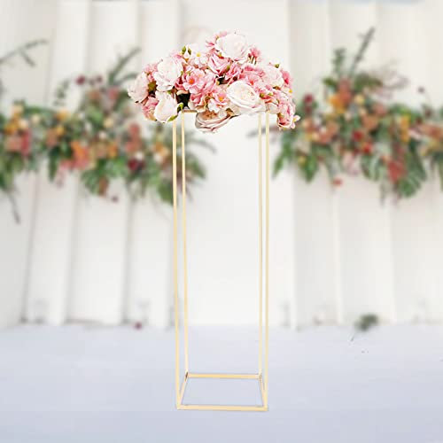 Generisch Blumenständer Metall 100cm - Blumenständer hoch Blumenständer Blumenständer, Modern Gold Blumenhocker Metall Blumenständer Blumensäule Hochzeitsdeko
