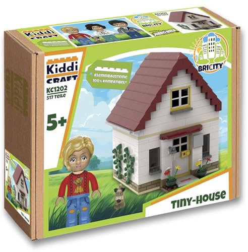 Kiddicraft KC1202 Tiny House - Wohnhaus Klemmbausteine, Stadt, City