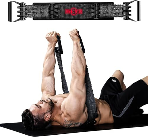 INNSTAR Bande di resistenza per Addestramento di Petto e Braccio Muscolo, Panca Palestra Portatile, Fascia per Esercizi per Stretching del Corpo, Bench Press, Allenamento della Resistenza