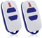 AKVF Telecomando per cancello 868,3 MHz, compatibile con DEA GTI2 GTI4 telecomando per porta del garage, confezione da 2