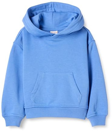 Amazon Essentials Felpa con Cappuccio Oversize Unisex Bambini e Ragazzi, Blu, 10 Anni