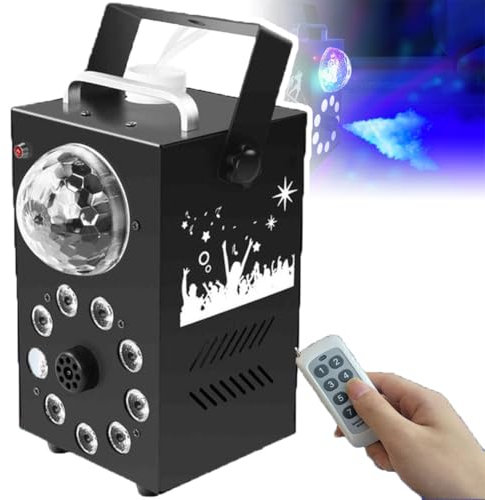 Machine à Fumée 700 W Avec Télécommande Multifonction, Machine à Brouillard 150 Ml - Effet Spray/Colorant, Pour Fête, Dj, Effet De Scène