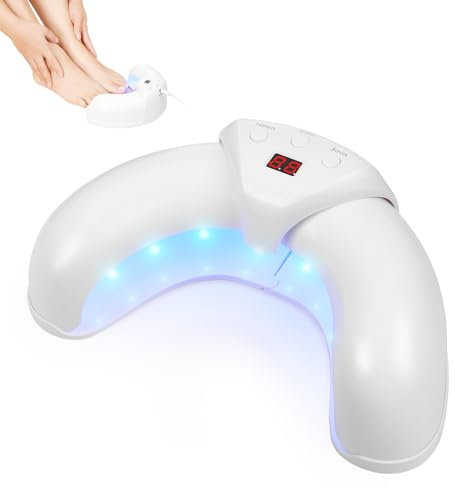 VETTOP Nail Fungus Laser Device with 910nm Infrared Light + 470nm Blue Light, Nail Fungus Remover for Home Use, Safe & Effective