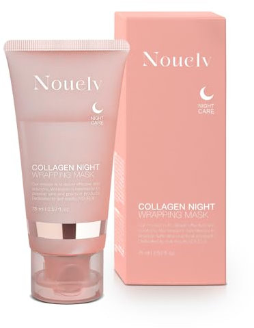 Nouelv - Maschera Viso Notte al Collagene - Anti-Rughe, Rassodante, Cura Viso Viso Idratante e Riparatore, Collagene, Collagen Night Wrapping Mask - Skincare