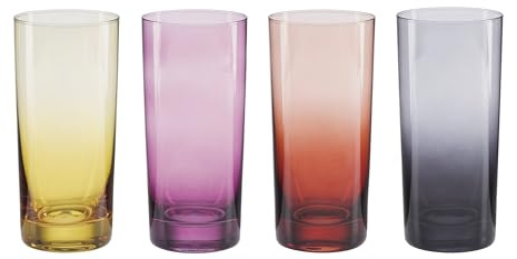 Oneida 898242 Golden Hour Hiball Glasses, Set Of 4