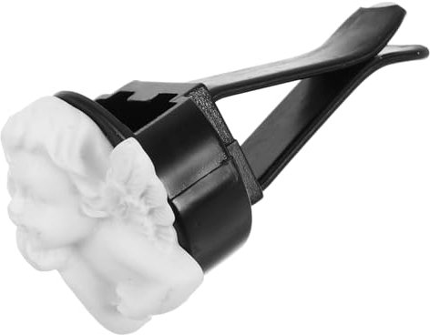 Vaguelly Engelsförmiger Auto-duftspender Resin Air Freshener Clip Verstellbar Für Lüftungsschutz Aromatherapie Autoduft Mit Nachfüllpads Niedliches Zubehör Für Damen