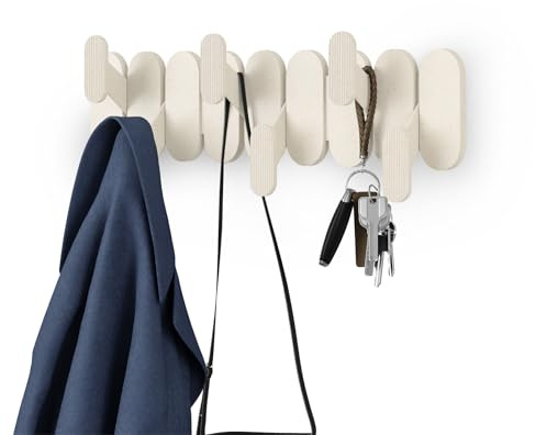 Umbra Tempo 6 Patère murale Sable