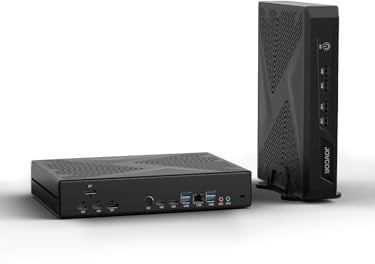 JOVCOR Mini Gaming PC, 16GB RAM 512GB NVMe SSD, Mini Gaming Computer with RTX 3050, Mini Desktop PC Support Win11 Pro, 2 HD+2 DP, Wifi6 BT5.2, Auto Power on
