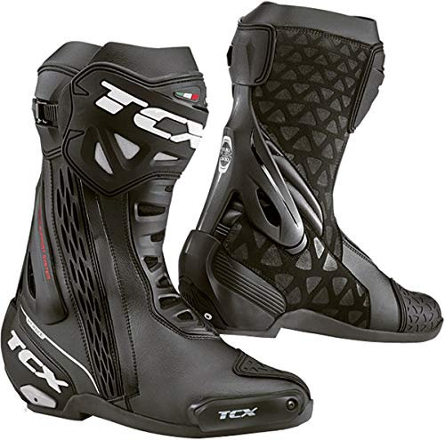 TCX RT-Race Stivali Moto (Black,45)
