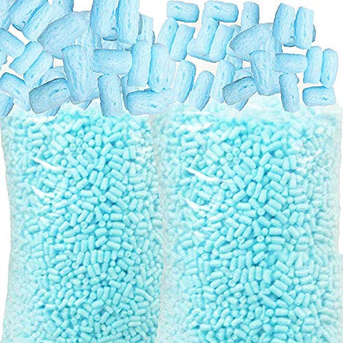15 Cubic ft Of BLUE COLOURED Eco - flo Biodegradable Packing Peanuts | Protective Postal Mailing Packaging Packing Void Loose Fill Filler Filling Supplies