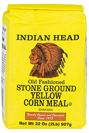 Indian Head Stone Ground Yellow Corn Meal 907g (2LB)