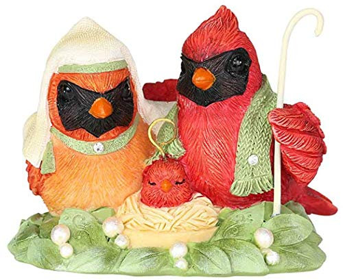 Enesco Heart of Christmas Nesting in The Krippe, 4,4 cm, Mehrfarbig