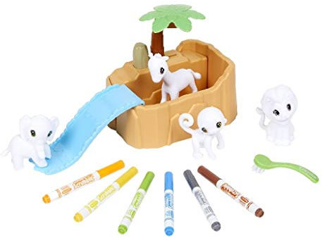 Crayola - Washimals - Mes Animaux à Colorier - Coffret Safari - Loisir créatif, coloriage et dessin - 256480.006