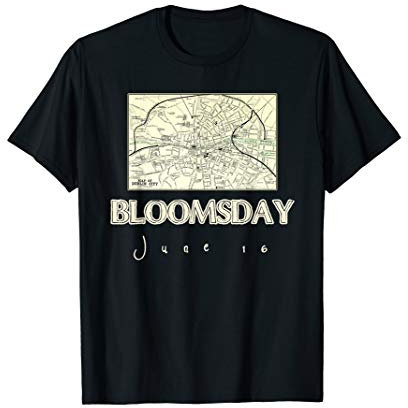 BLOOMSDAY June 16 Tshirt Dublin Ireland Map T-Shirt