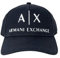 Armani Exchange Men's Baseballmütze Baseball Cap, Blue Navy/White, Einheitsgröße