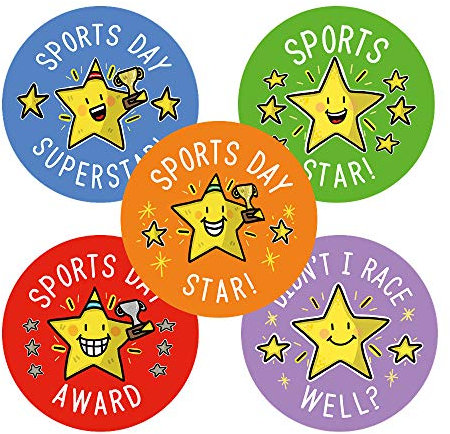 SuperStickers Sporttag Teilnahme Variety Sticker Pack (250 Aufkleber)