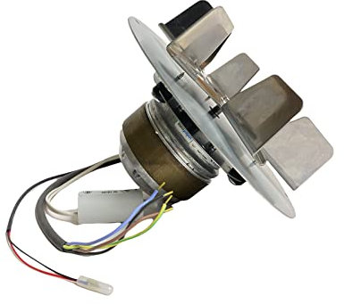 eRicambi, Estrattore Aspiratore Fumi EBM R2E180-CG82-01 per Stufe a Pellet, Portata Massima di 290 m3/h, Numero di Giri 2530rpm, Potenza 68w, Ventola Ø 180mm