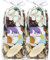 Qingbei Rina Lot de 2 sacs de pot-pourri parfumés à la vanille, fleurs séchées décoratives blanches, parfum d'intérieur, remplissage de vase, 240 ml