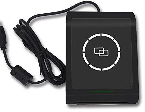 Fongwah NFC Card Reader 13.56MHz ISO14443A Compliant S50 Desfire Ultralight Contactless Scanner Keyboard Emulation Output Plug-and-Play