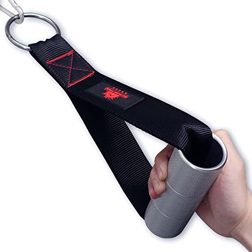 Lights Mountain Heavy Duty Fat Gym Handle Grips 2 Dia Aluminum Alloy Exercise Handles Cable Machine Pulley LAT Pulldown Attachments Arm Wrestling Training Handles