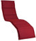 KETTtex EXKLUSIV Auflage Bäderliege Bordeaux I Gartenliege Polster 205x55x3cm I Liegenauflage weich & robust I Liegestuhl-Auflage UV-beständig I wasserabweisendes Liegekissen I Dessin 2313