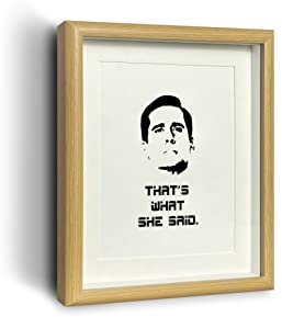 The Office Merchandise Motivational Photo Frame Inspirational Wall Art for The Office Decor The Office Quote Poster for Coworker, Friend or The Office TV Show Fans, Michael Scott Pet Phrase ( 8.8” X