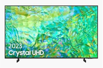 SAMSUNG TV Crystal UHD 2023 55CU8000 - Smart TV de 55, Procesador Crystal UHD, Q-Symphony, Gaming Hub, Diseño AirSlim y Contrast Enhancer con HDR10+