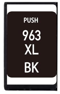 963XL Tintenpatronen (1 x Schwarz) kompatibel mit HP 963 963XL für HP Officejet Pro 9010 9012 9020 9022 9025