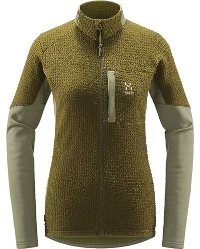 Haglöfs 605054_4W4 TOURING MID JACKET WOMEN Jacket Damen OLIVE GREEN/THYME GREEN Größe S