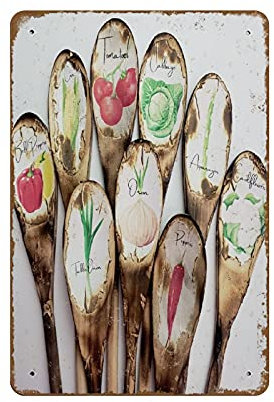 Panneau de jardin en métal pour décoration murale - 20,3 x 30,5 cm