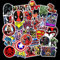 LYLSDSB 50Pcs Marvel Superhero Avengers Stickers Vinyl Waterproof for Laptop Water Bottle Skateboard Bicycle Car Luggage Personalized Aesthetic Graffiti Decal,Great Gift Children Teens Girls