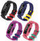 Ace 3 Armbänder kompatibel mit Fitbit Ace 3, weiches Silikon, bunt, Sport-Ersatzarmband für Fitbit Ace 3 (Schwarz + Marineblau + Lila + Wassermelone)