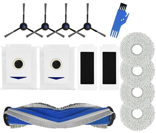 Lot de 14 Accessoires de Rechange pour aspirateur Ecovacs Deebot T30 Omni, T30 Pro Omni, T30s, for Yeedi M12 Pro+