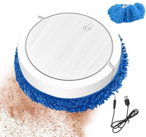 Mop Robot - Electric Floor Sweeping Mopping Cleaner | Long Battery Life Room Floor Cleaner for Bedroom, Meeting Room, Study Room, Balcony, Living Room